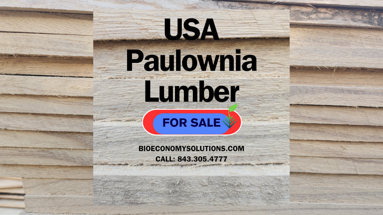 USA Paulownia Hardwood Lumber For Sale