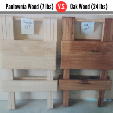 Paulownia Wood V.S. Oak Wood