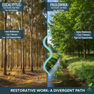 Paulownia vs Eucalyptus 🌳 | Why Paulownia is the Better Eco-Friendly Tree