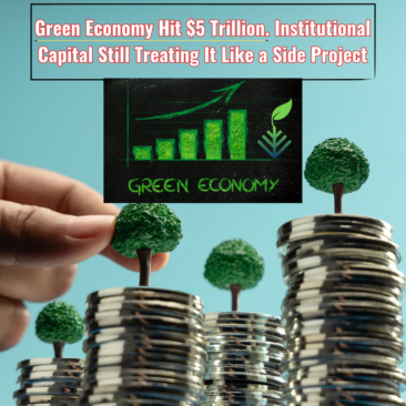 Green Economy Hit $5 Trillion. Institutional Capital Still Treating It Like a Side Project (1024 x 1024 px)